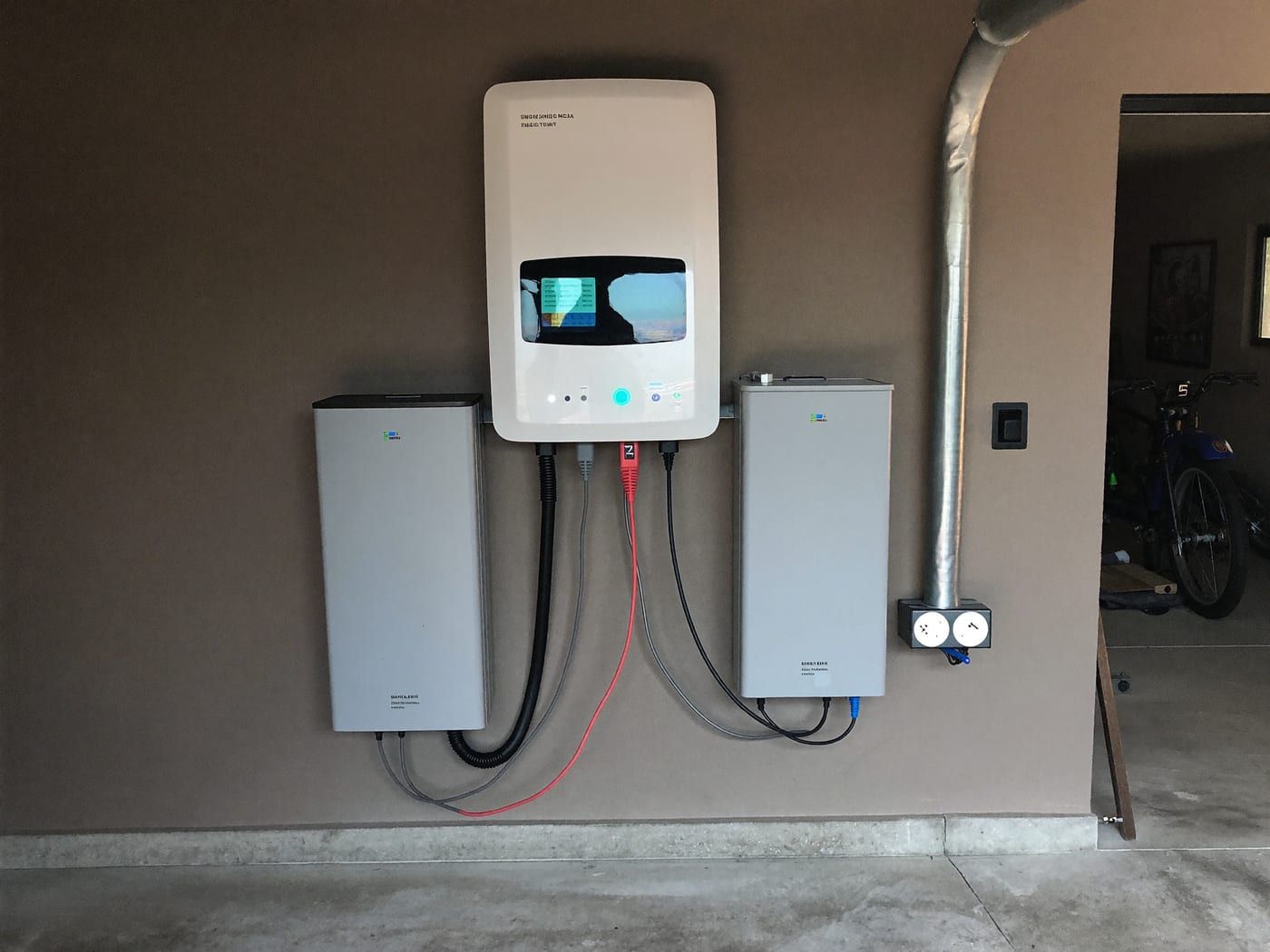inverter and batteries